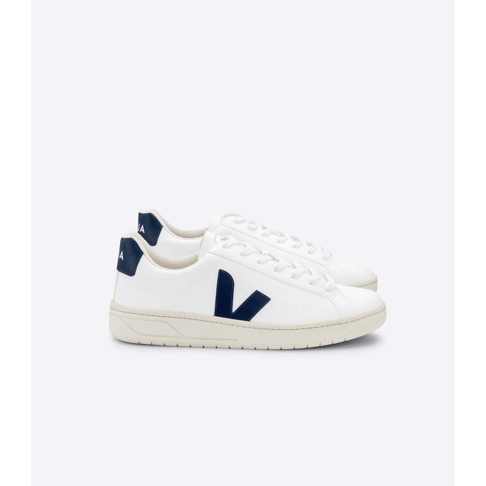 White/Navy Women\'s Veja URCA CWL Shoes | AU 561BEX